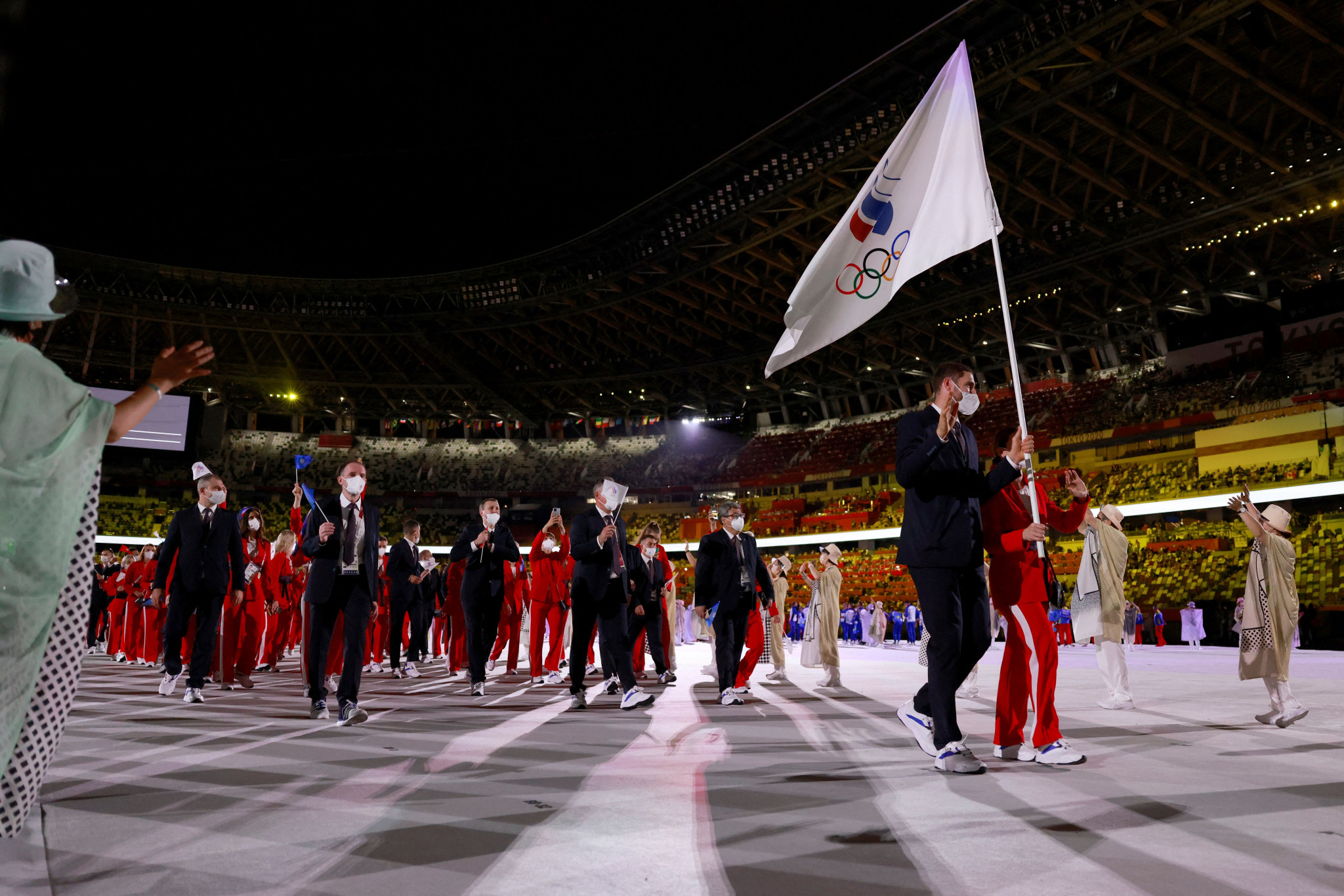 Russian athletes competed under the 