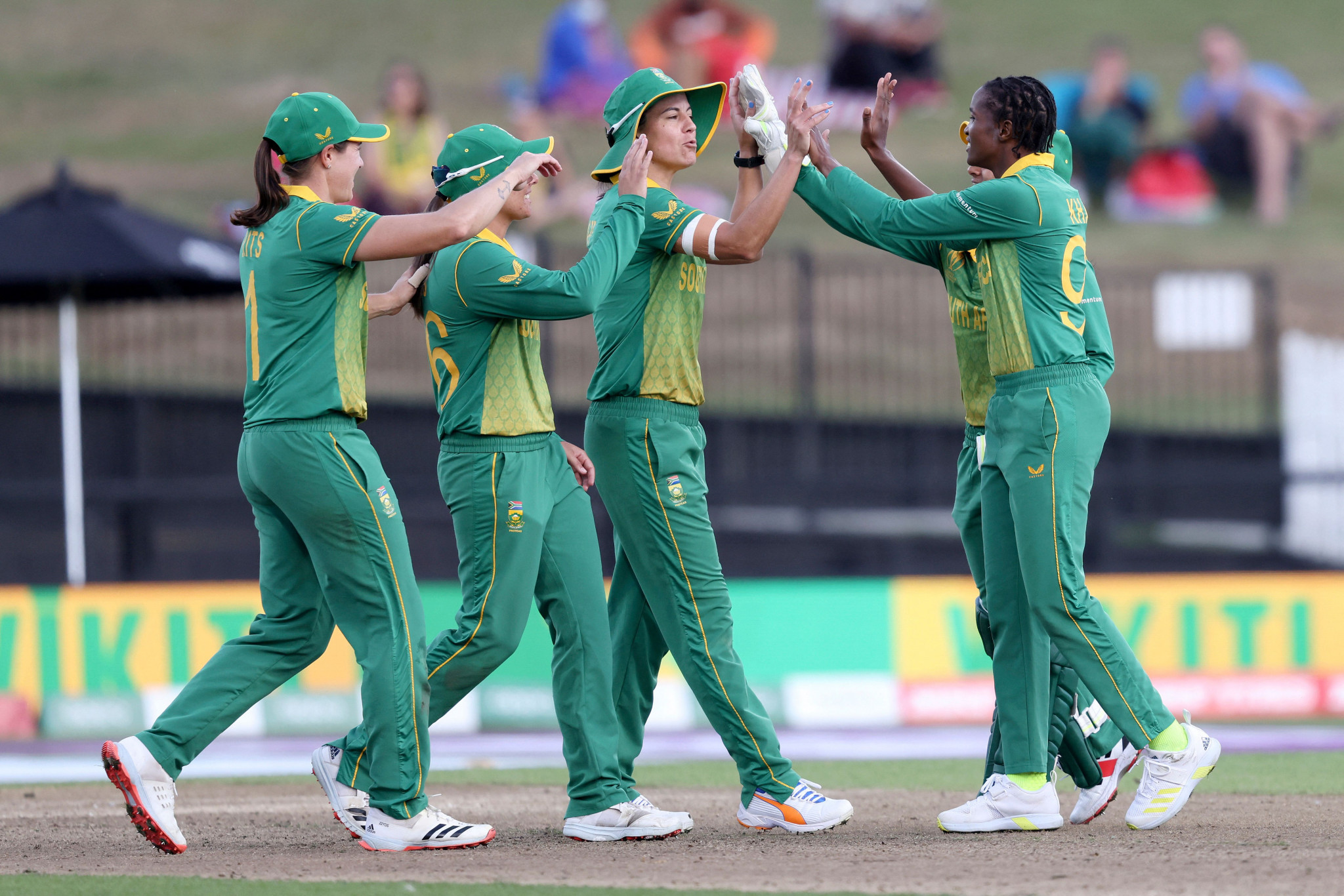 South Africa's victory over New Zealand was their fourth at this World Cup ©Getty Images