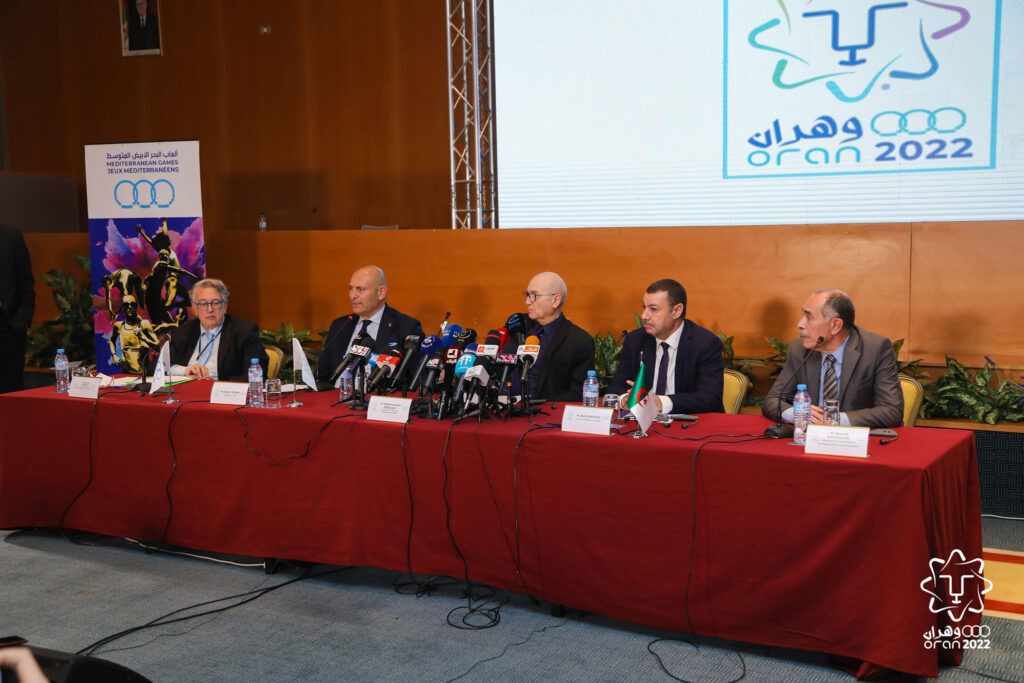 Mediterranean Games President Davide Tizzano has hailed the progress made by Oran 2022 © ICMG 