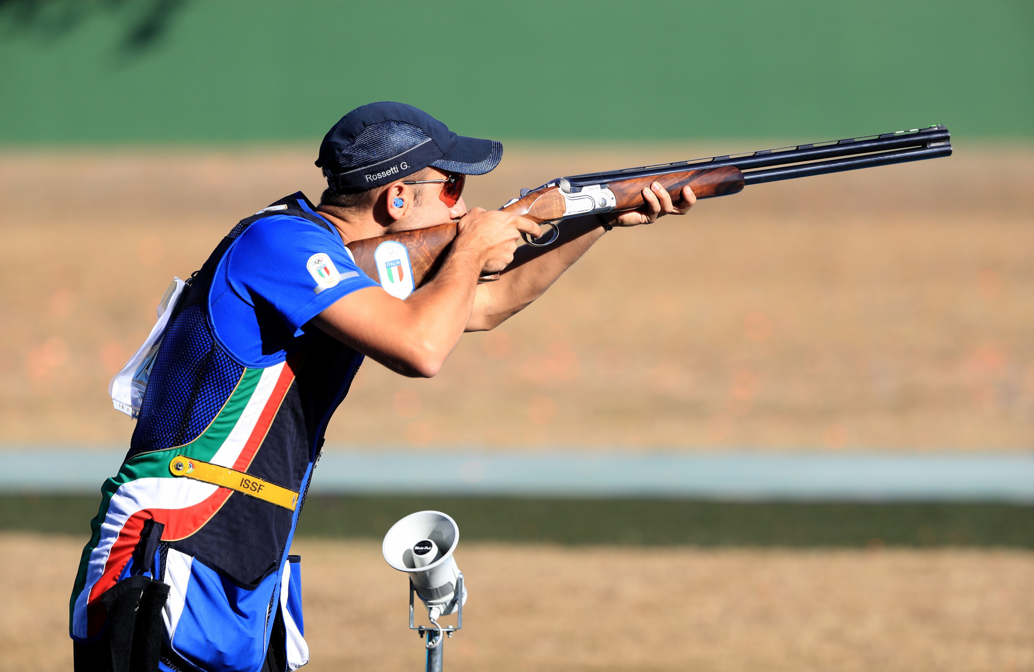 Rio 2016 Olympic champion Gabriele Rossetti contributed to Italy's men's team skeet victory at the ISSF Shotgun World Cup in Nicosia ©Getty Images