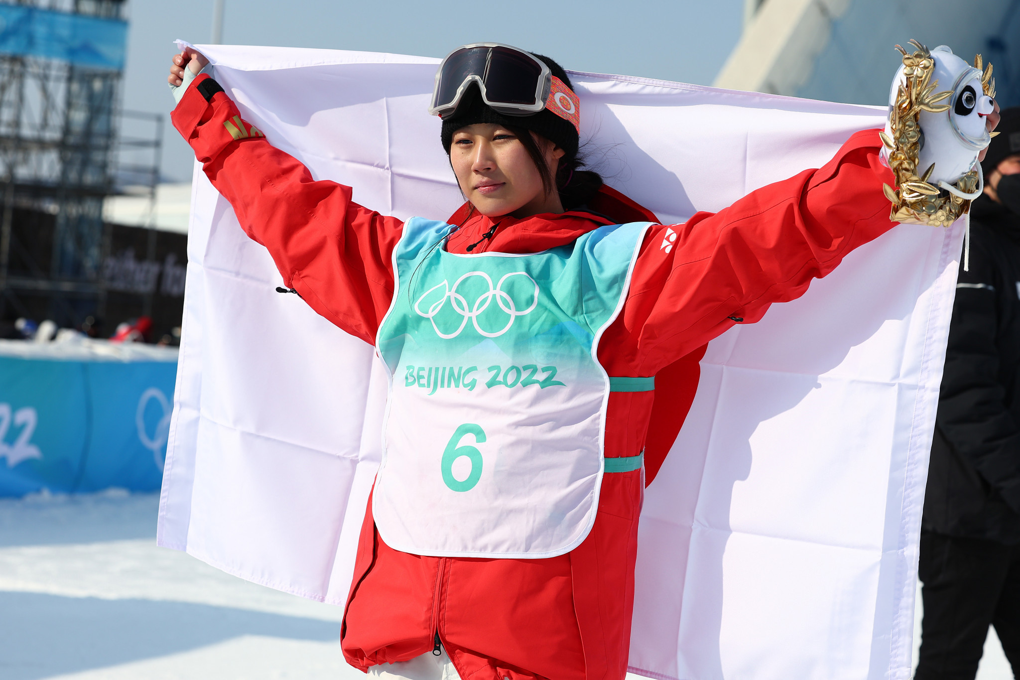 Kokomo Murase topped women's slopestyle qualification at the Snowboard World Cup in Špindlerův Mlýn ©Getty Images