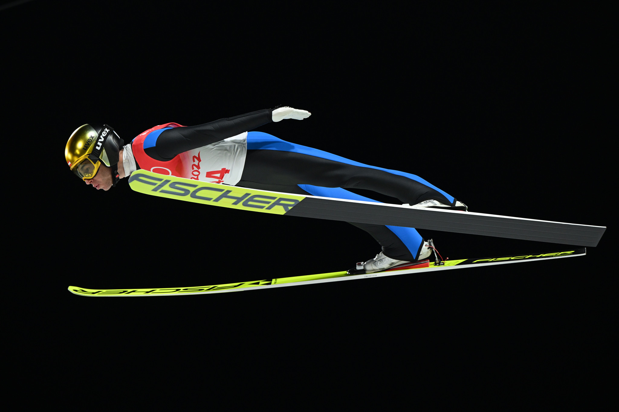 Stefan Kraft topped qualification on day one of the Ski Jumping World Cup in Oberstdorf ©Getty Images