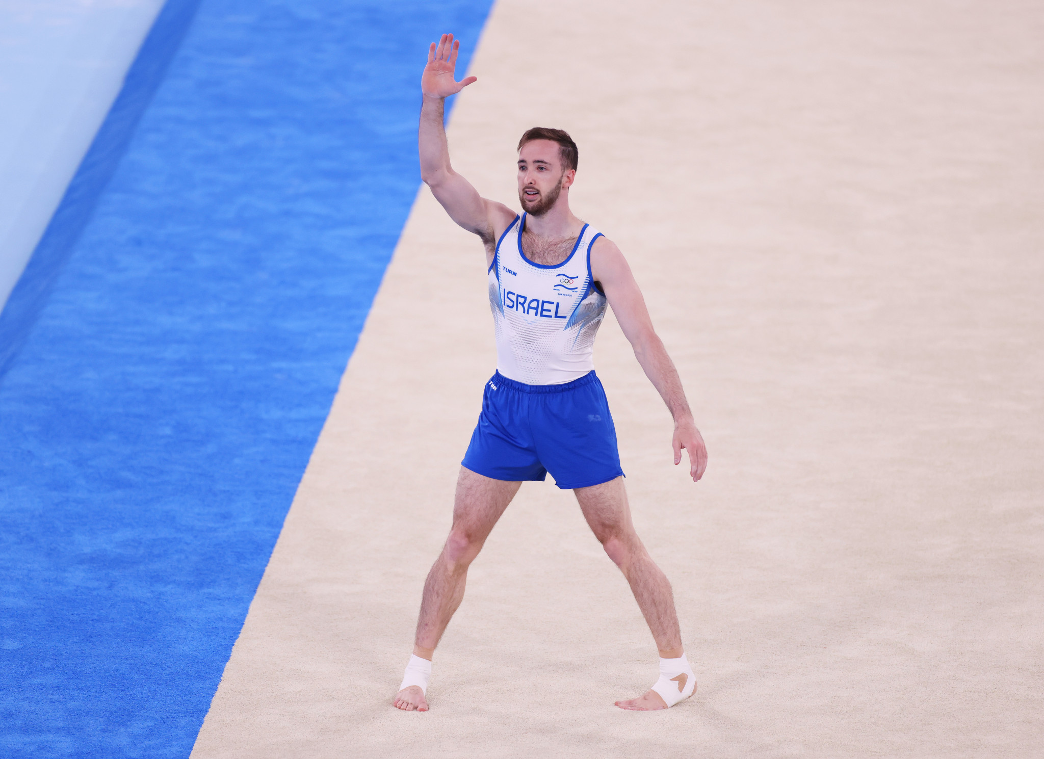 Artem Dolgopyat of Israel won the floor event at the Tokyo 2020 Olympics ©Getty Images