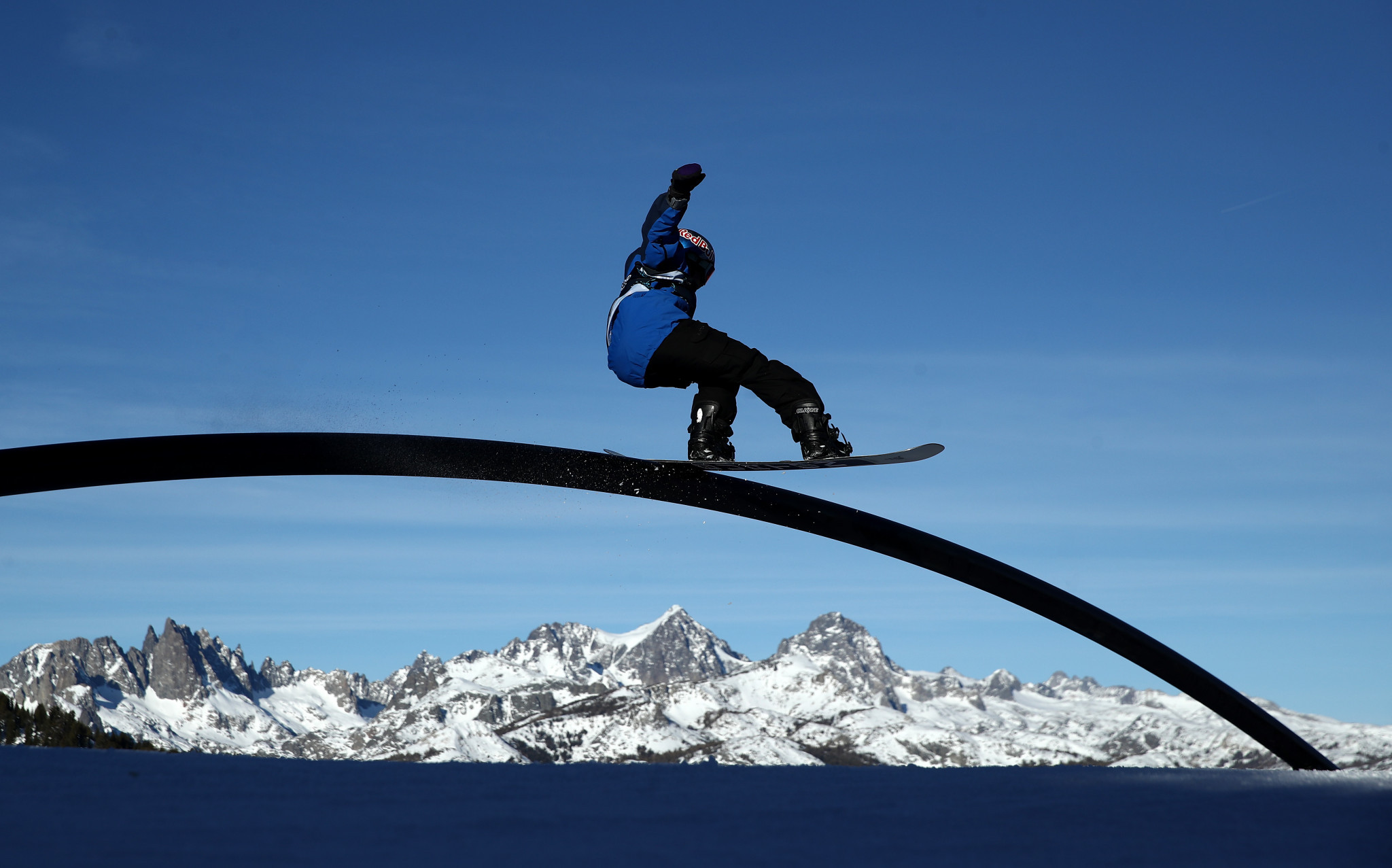 Luke Winkelmann won the men's slopestyle qualification at the Snowboard World Cup in Špindlerův Mlýn ©Getty Images