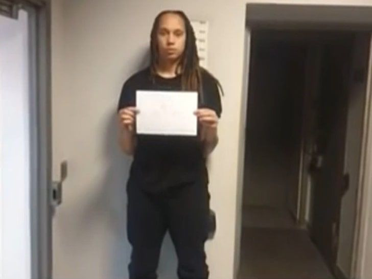 Brittney Griner was arrested after being allegedly found to be in possession of vape cartridges containing hashish oil ©Russian Ministry of Internal Affairs
