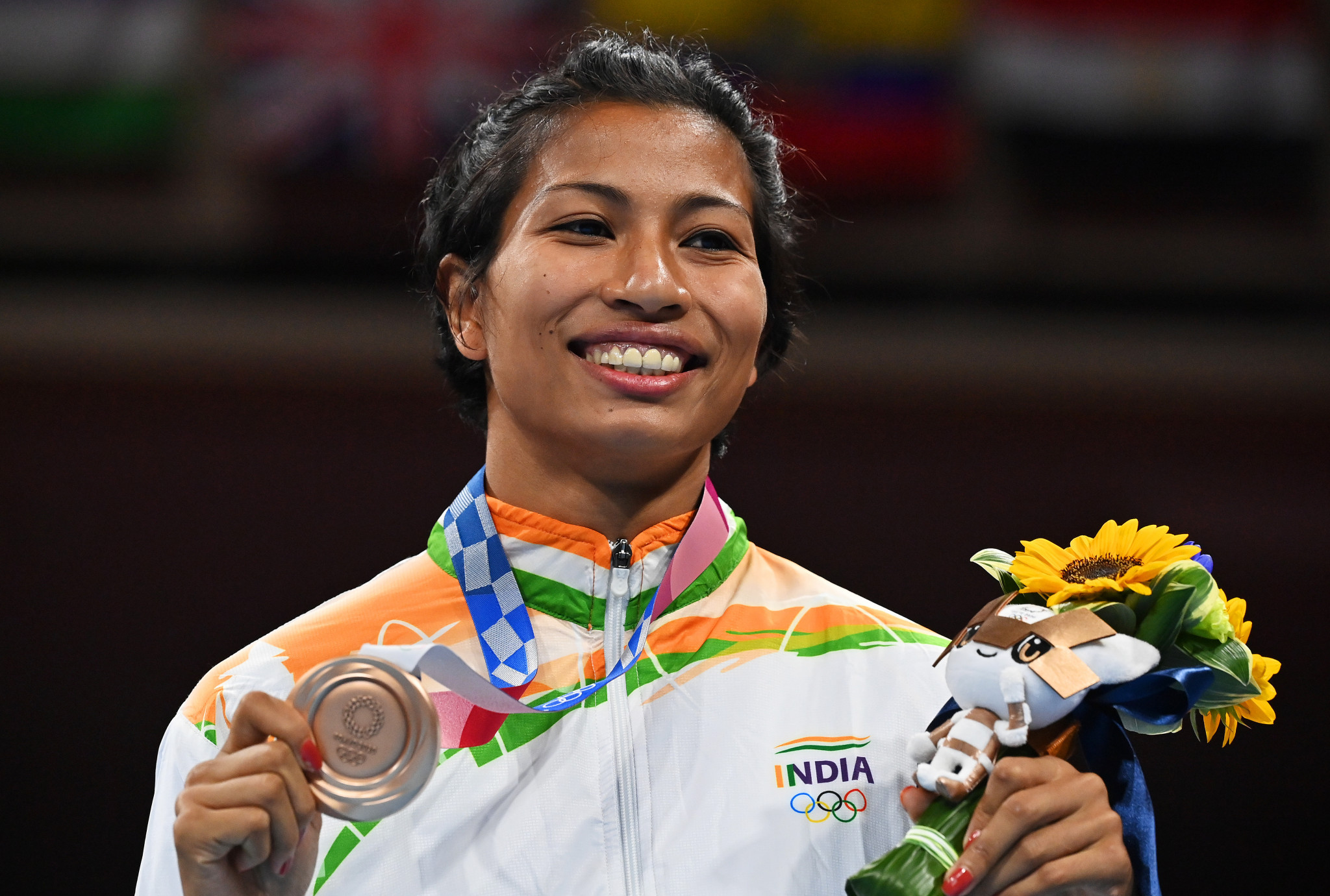 Lovlina Borgohain won India's first Olympic medal in boxing in nine years at Tokyo 2020 ©Getty Images