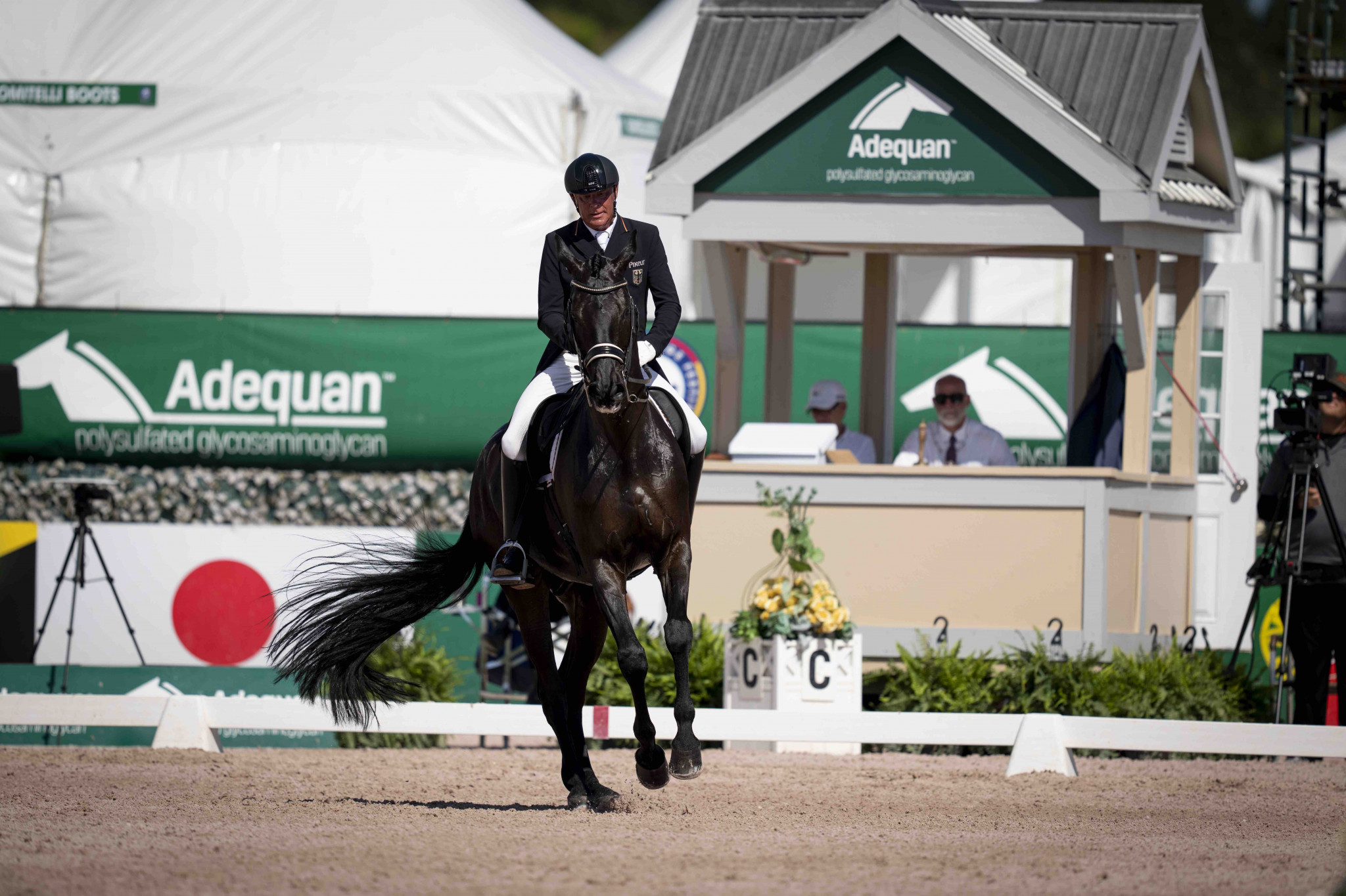 Fifty-two-year-old Michael Klimke scored a massive personal best at the Dressage Nations Cup in Wellington ©FEI
