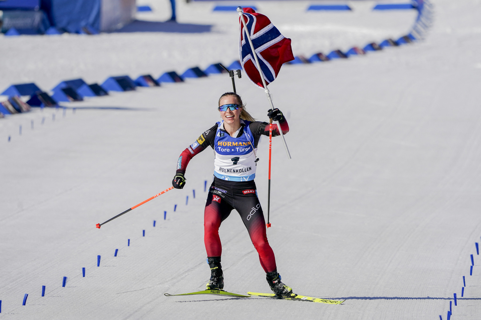 Eckhoff and Lesser win pursuit events at Biathlon World Cup in Holmenkollen