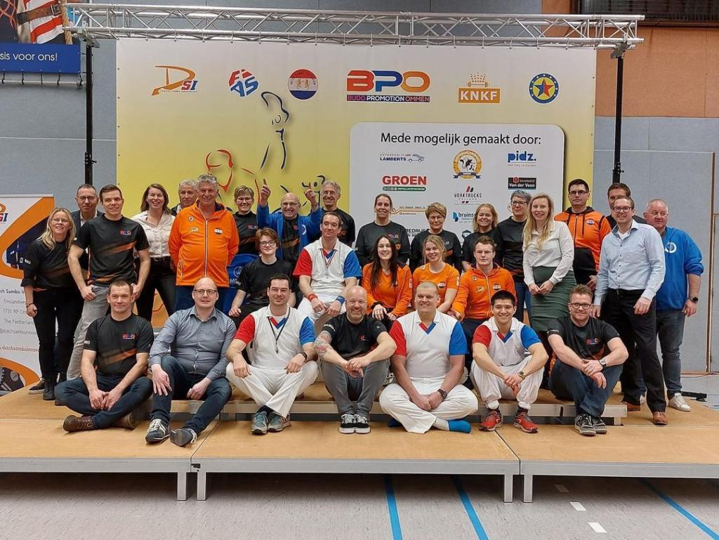 Nine nations competed in The Netherlands Open Sambo Championship ©International Sambo Federation