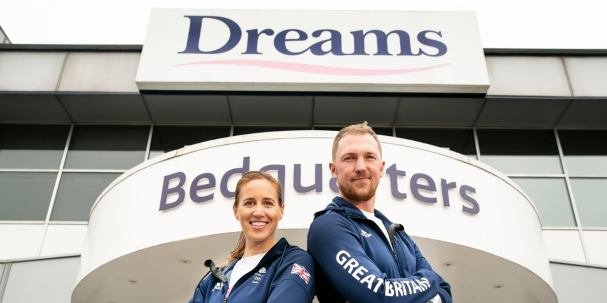 Dreams signed a sponsorship deal with the British Olympic Association in 2019 ©Dreams