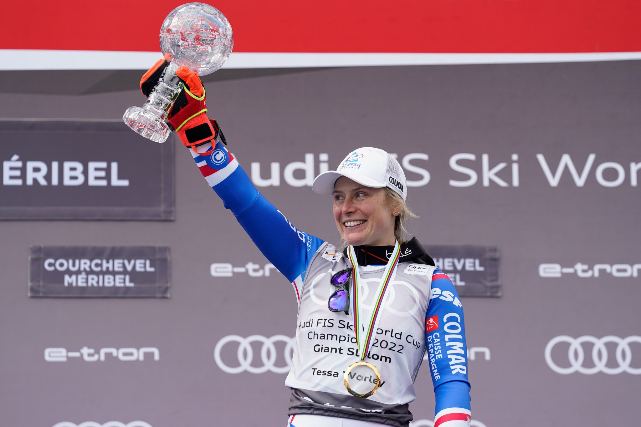 Tessa Worley's last major victory was the 2022 small globe in the giant slalom last year ©Getty Images