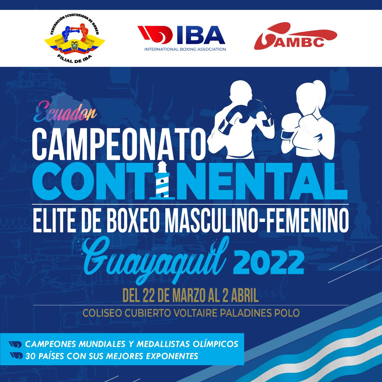 Guayaquil set to host American Boxing Confederation Elite Championships 