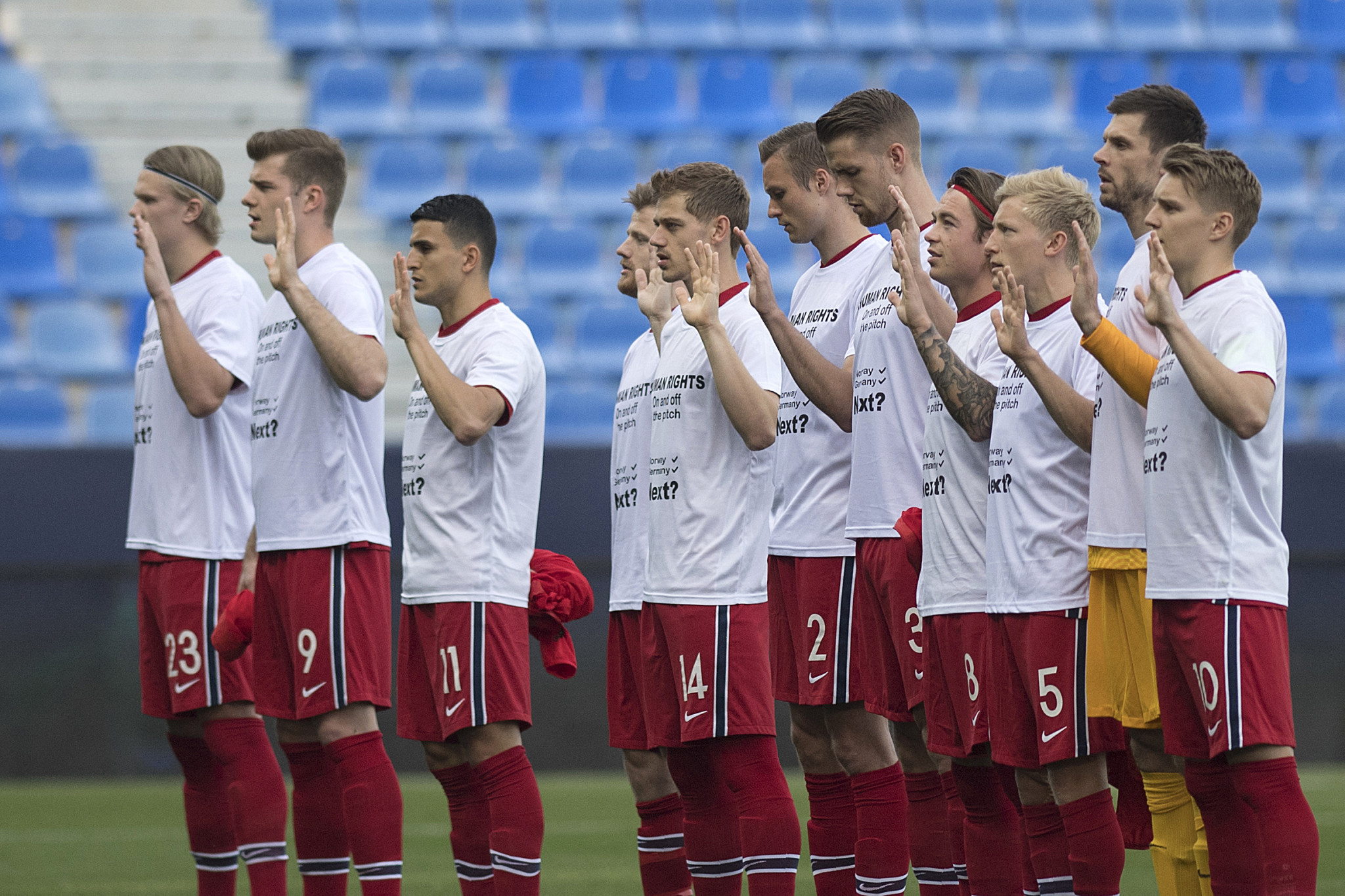 Norway have protested against Qatar's alleged human rights before qualification matches ©Getty Images