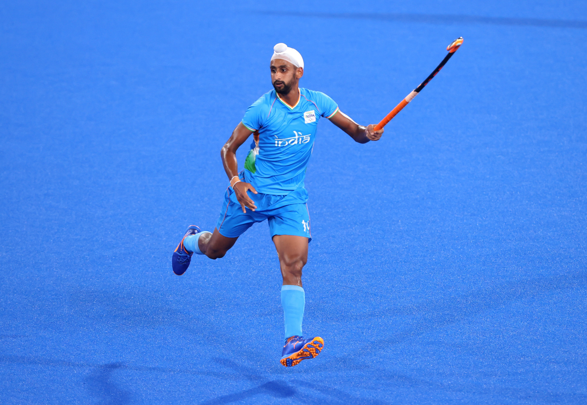 Mandeep Singh scored the winner in the match for India ©Getty Images
