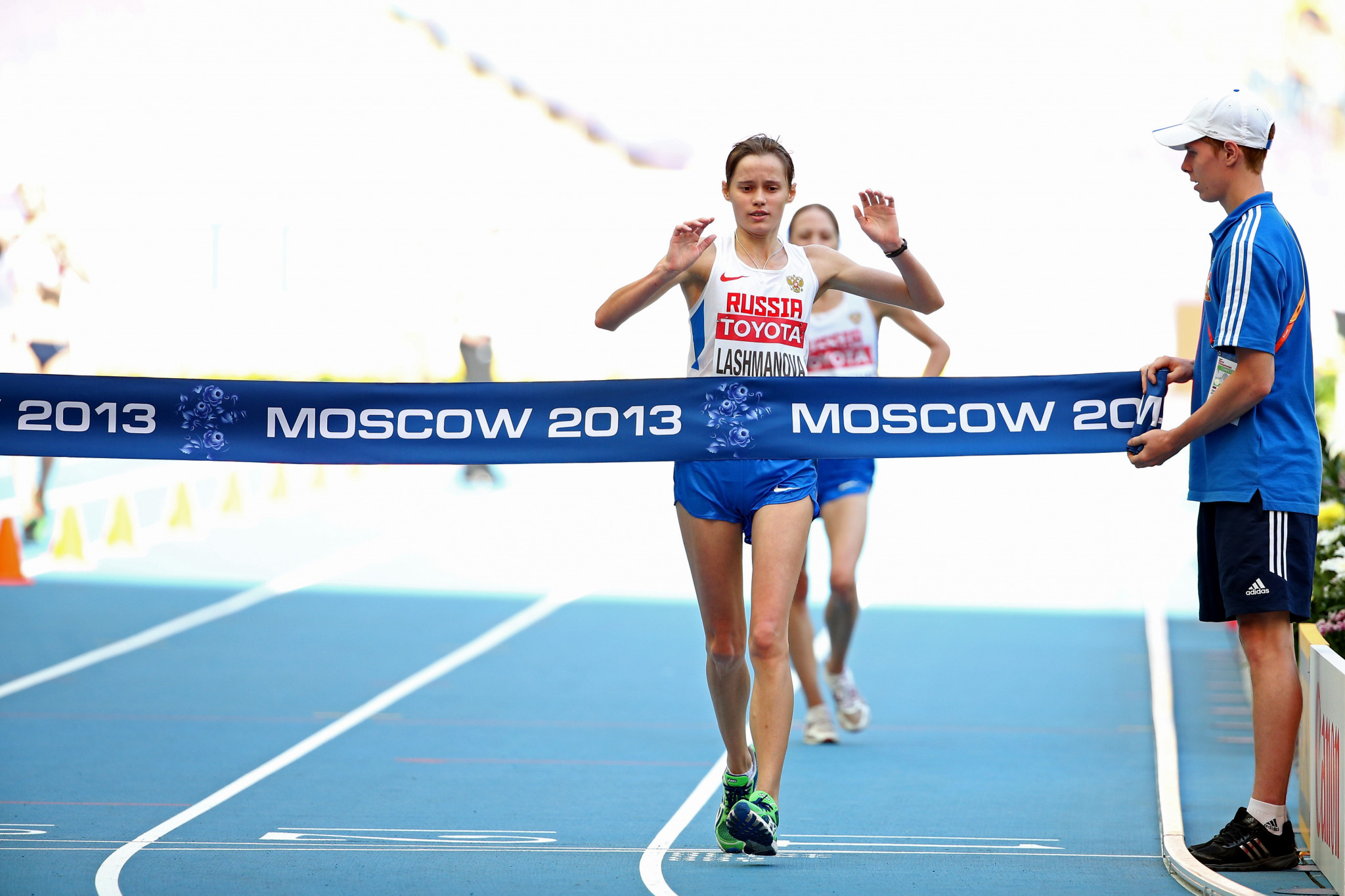 Yelena Lashmanova will also lose her 20km title from the 2013 World Championships in Moscow ©Getty Images