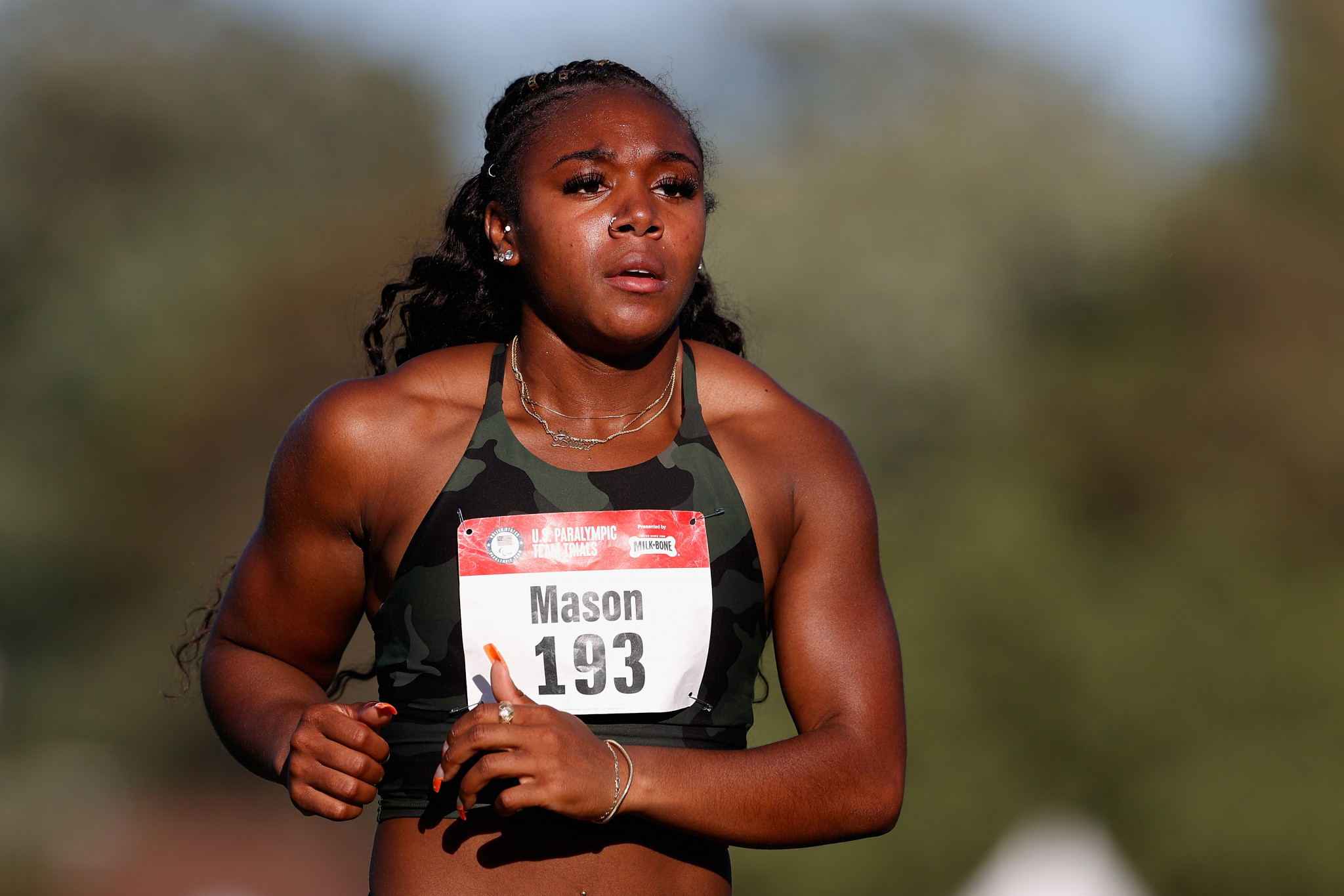 Brittni Mason triumphed in the women’s T46/47 200 metres in Dubai  ©Getty Images