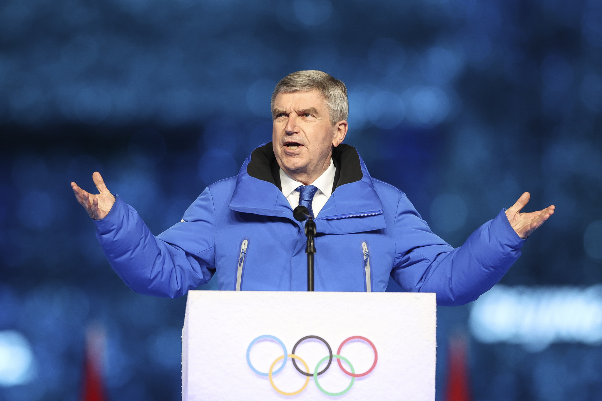 IOC President Thomas Bach claimed the support for Ukrainian and Afghan athletes showed 