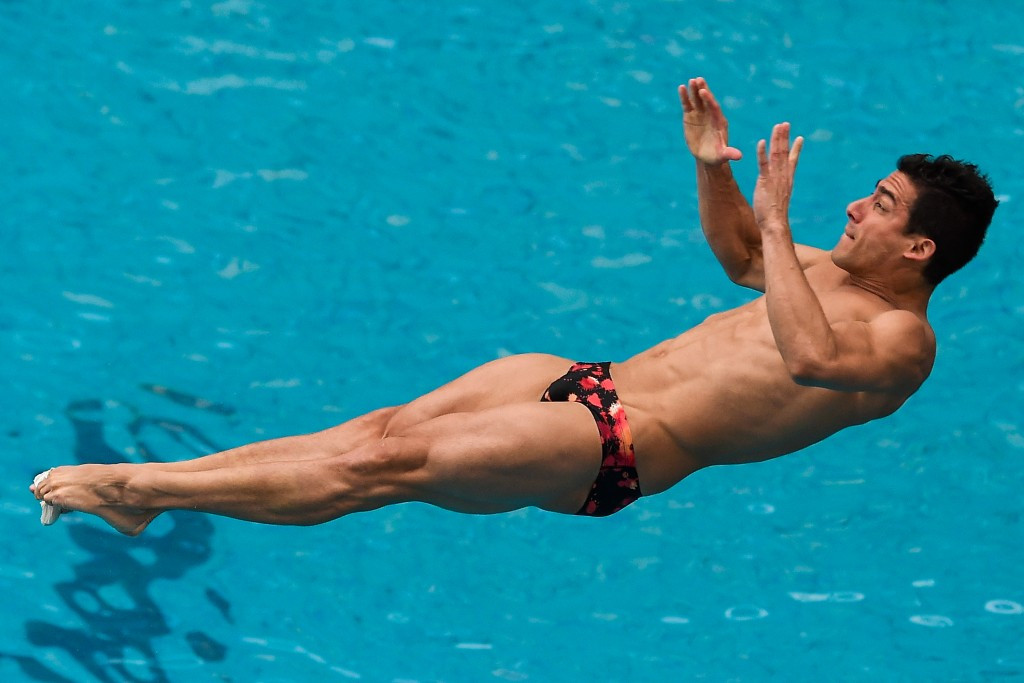 Mexico's Rommel Pacheco secured gold when competing under the FINA flag due to his country's suspension