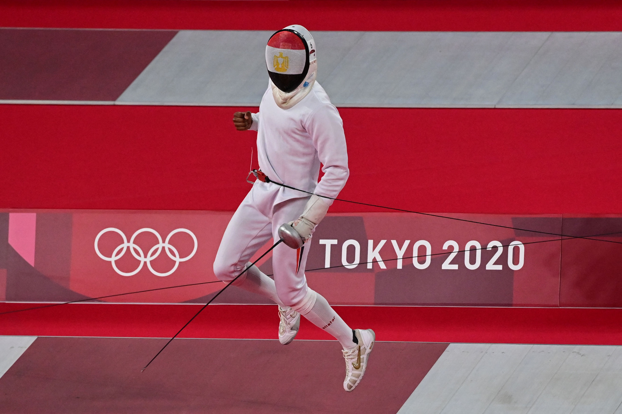 Ahmed Hamed was one of the top qualifiers after finishing second in fencing ©Getty Images