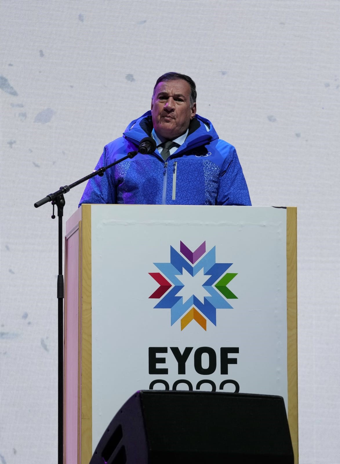 Spyros Capralos declared the athletes competing at the Winter EYOF 