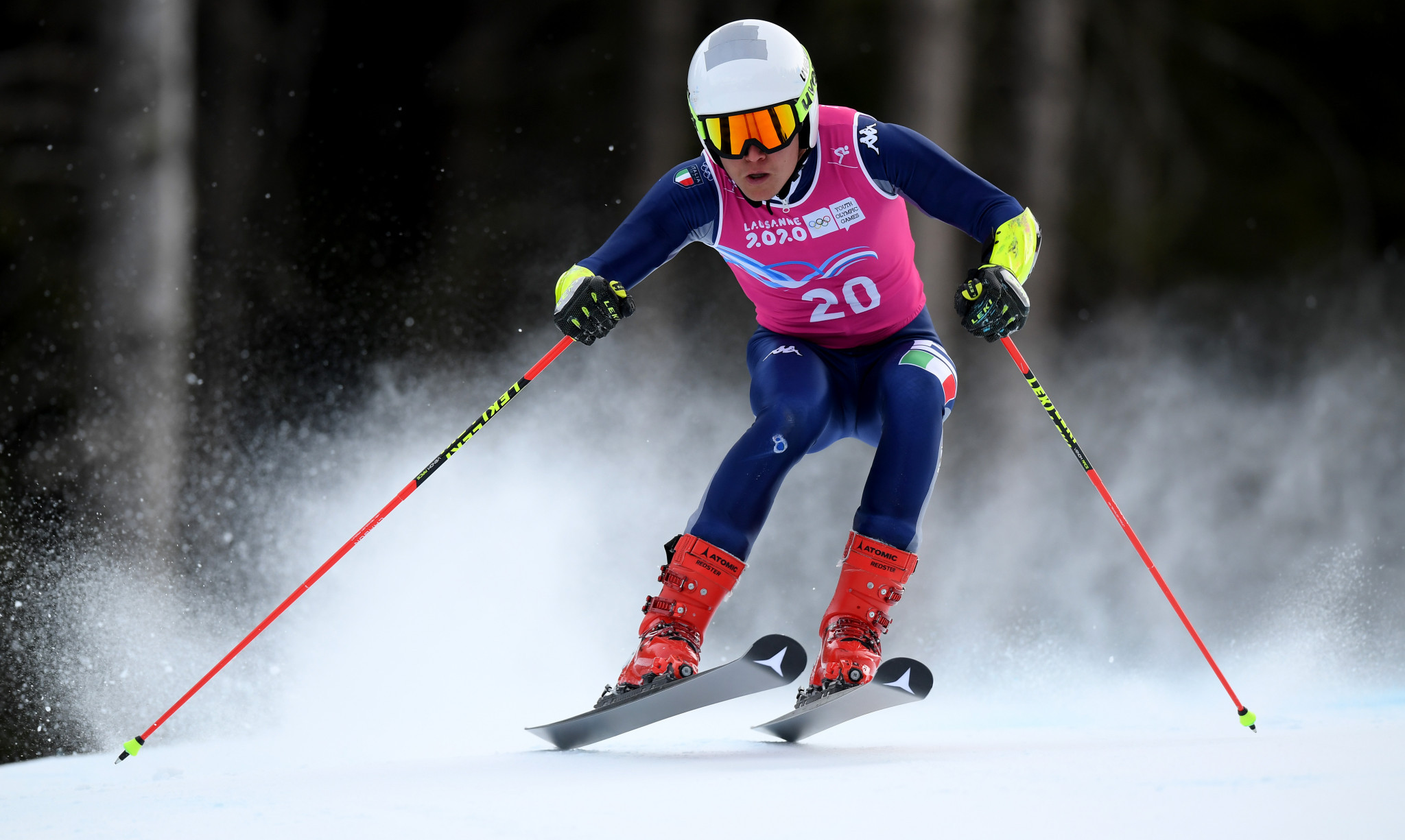 Olivier prevails in all-Austrian final to claim girls' parallel slalom title at Winter EYOF