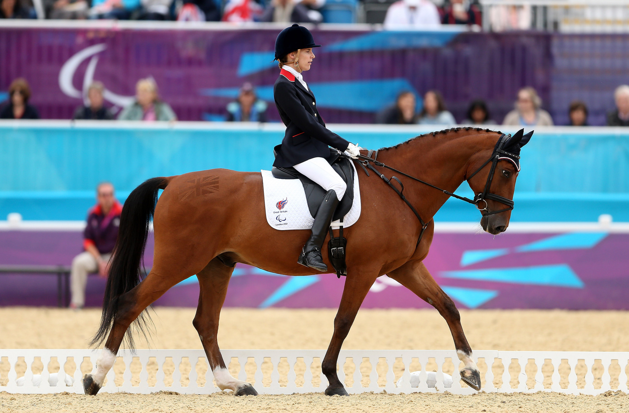 Britain's Sophie Christiansen has secured a new ride ahead of Para dressage World Championships ©Getty Images 
