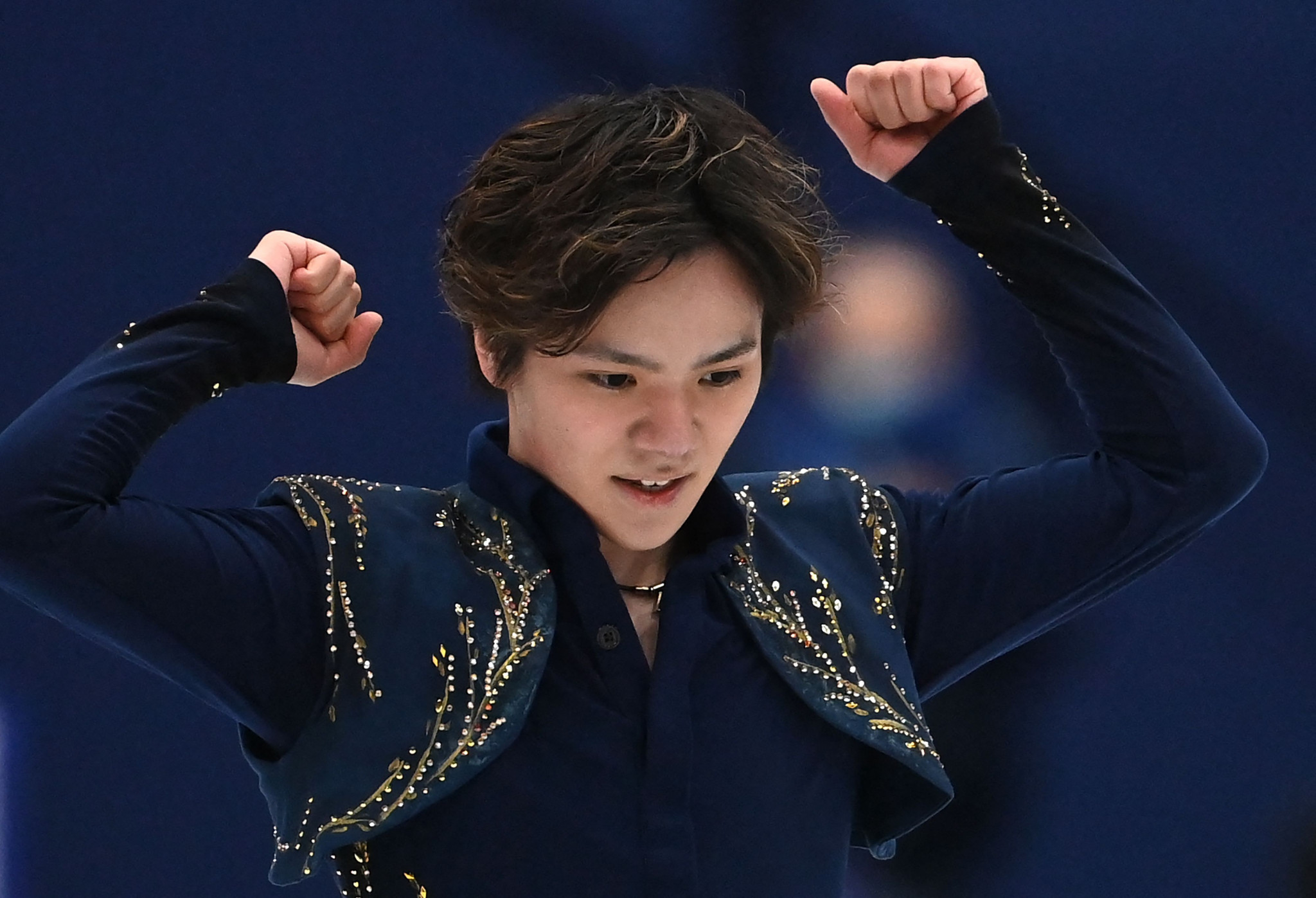 Shoma Uno claimed his first men's world singles title today in Montpelier ©Getty Images