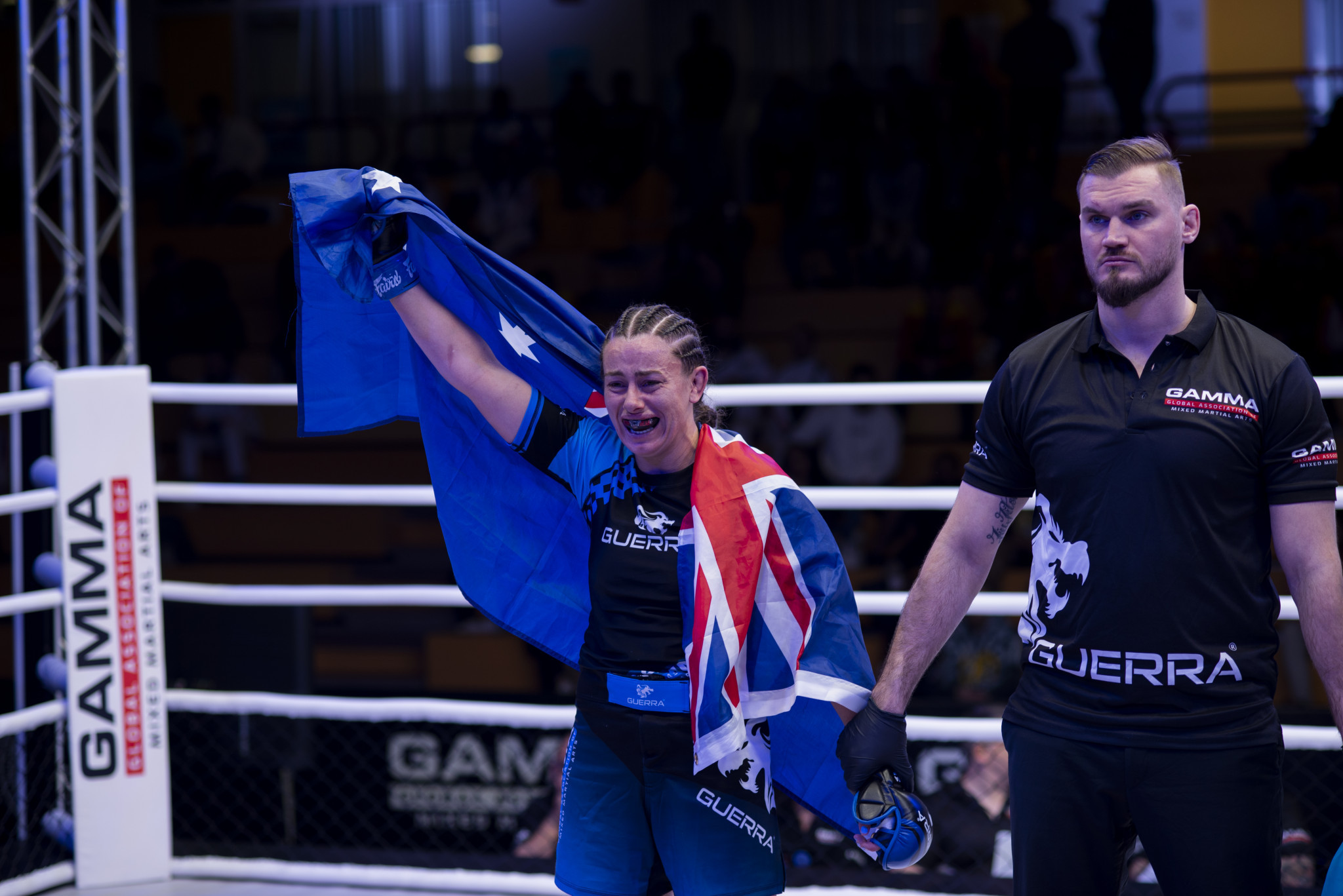 Australia's Danielle Curtis also caused an upset in the women's under-65.8kg final as she snatched gold from Meruyert Ibrayeva of Kazakhstan ©GAMMA