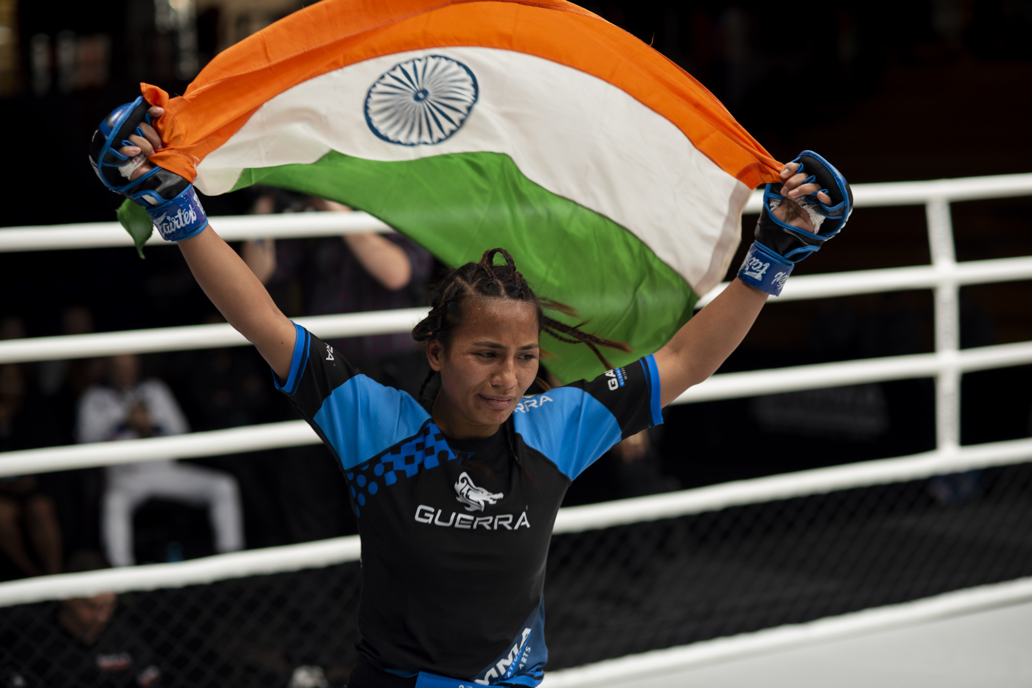 Devi Surbala Laishram bagged India's first gold of the event with a unanimous points victory against Kazakhstan's Tomiris Zhussupova in the women's under-52.2kg ©GAMMA