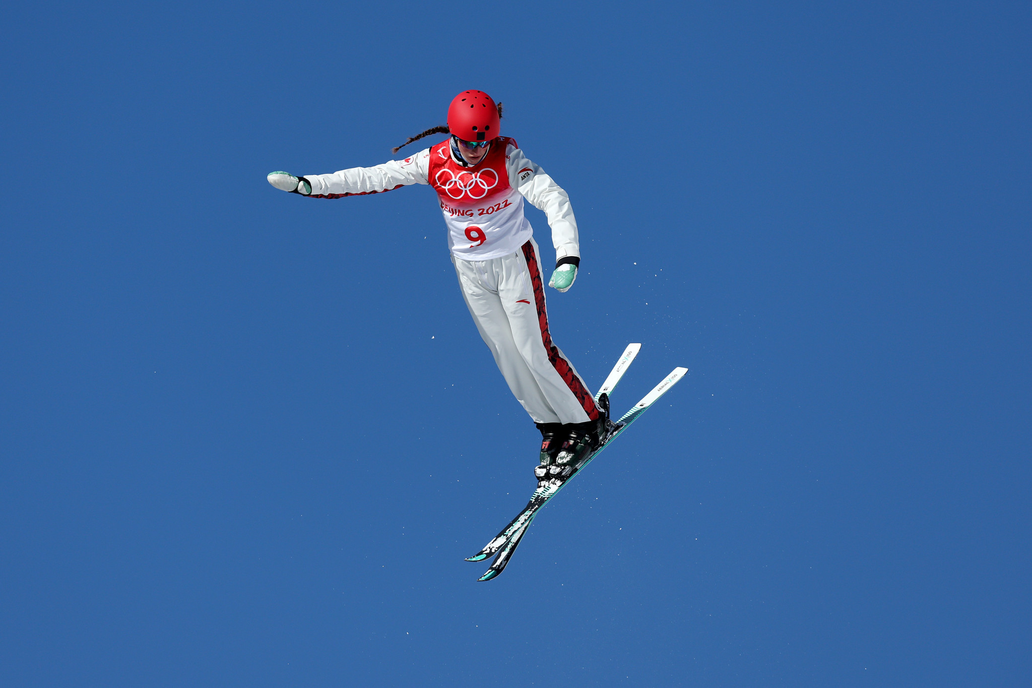 Olympian Flavie Aumond captured the women’s aerials title ©Getty Images