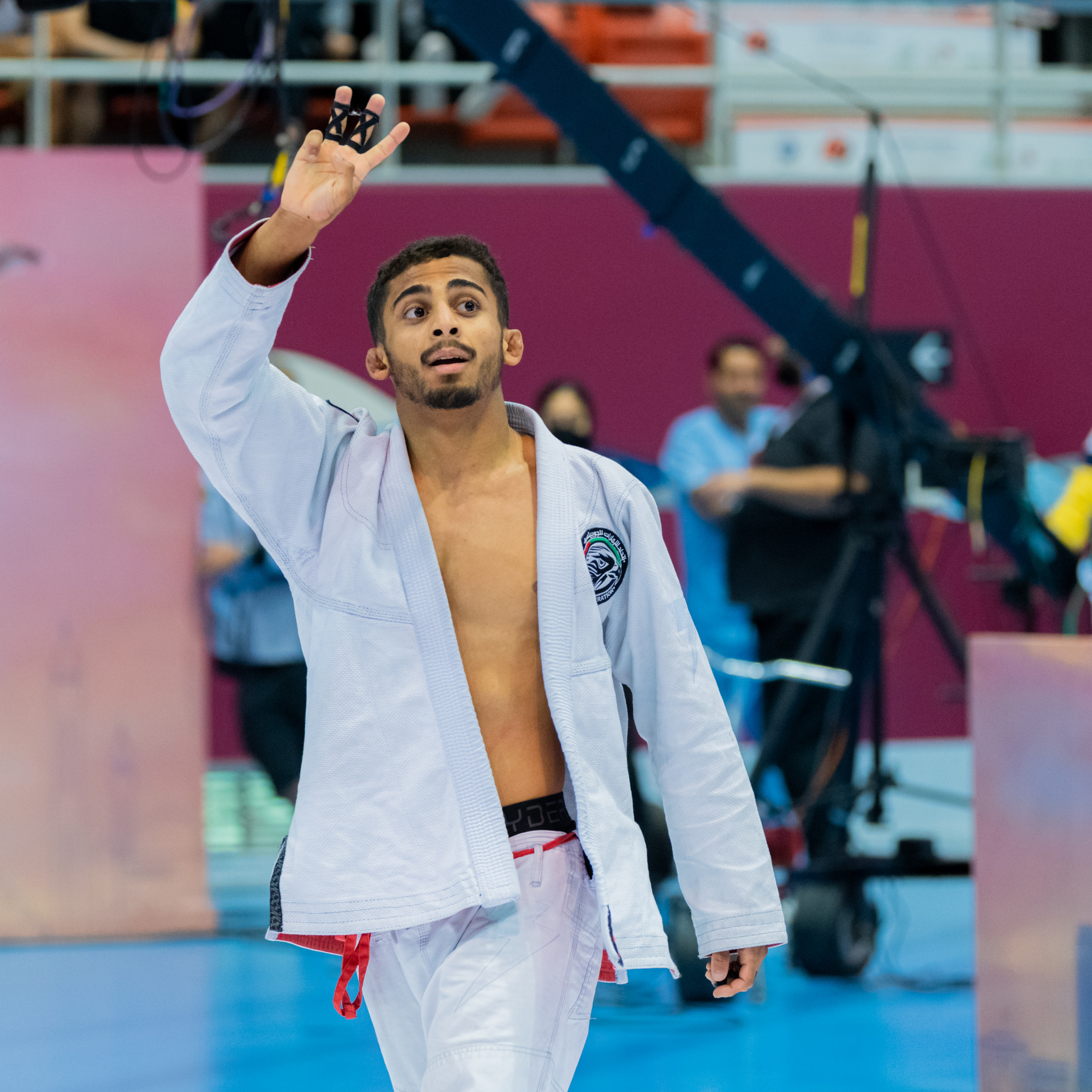 Zayed Alkatheeri was one of five UAE fighters to win today ©JJAU