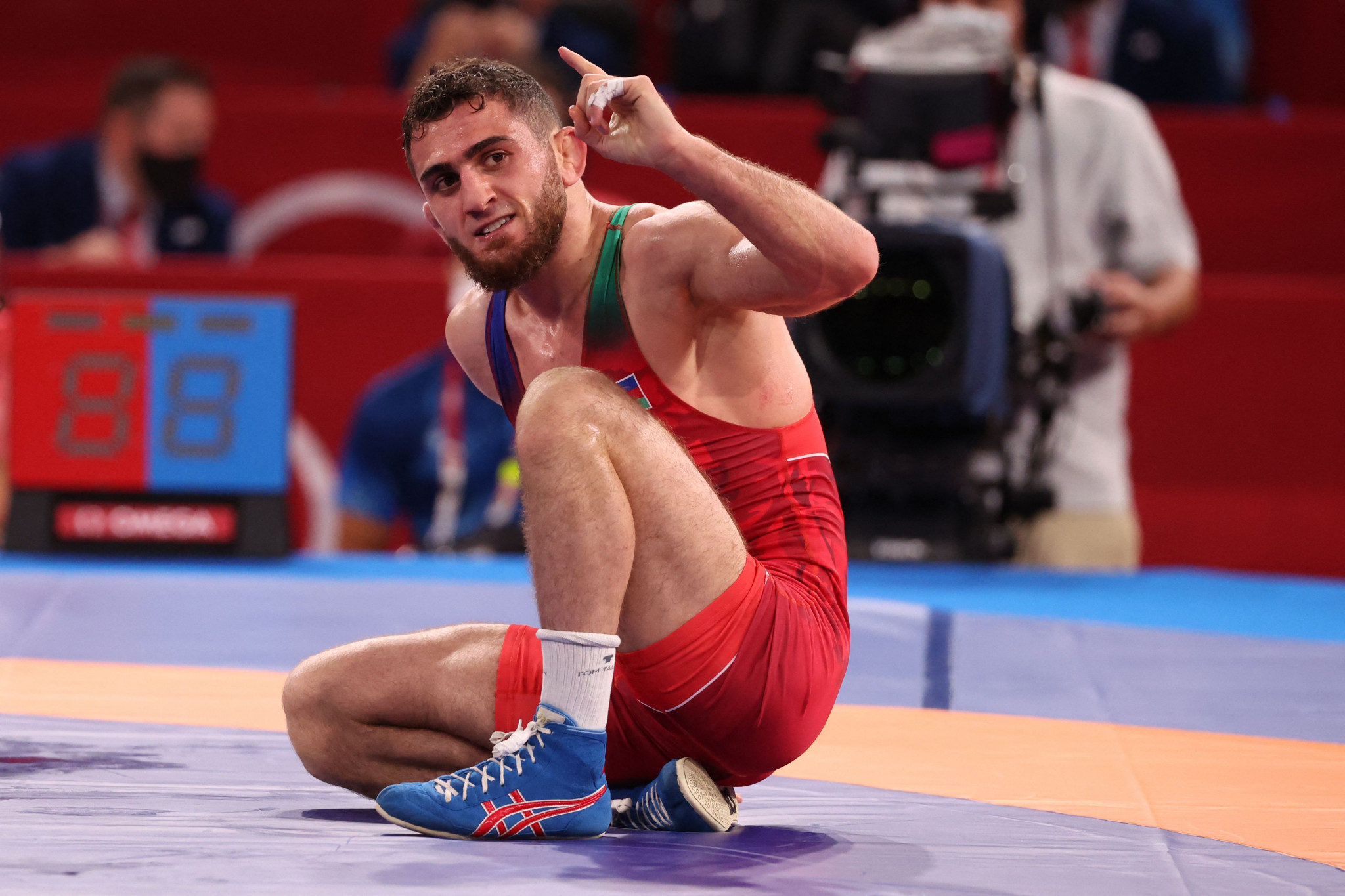 Olympic silver medallist Haji Aliyev reached the men's 65kg freestyle final in Budapest ©Getty Images