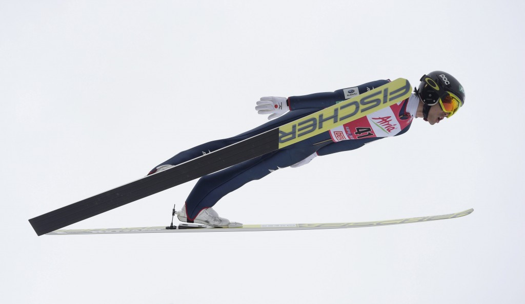 Akito Watabe had to make do with second again after winning the ski jumping leg