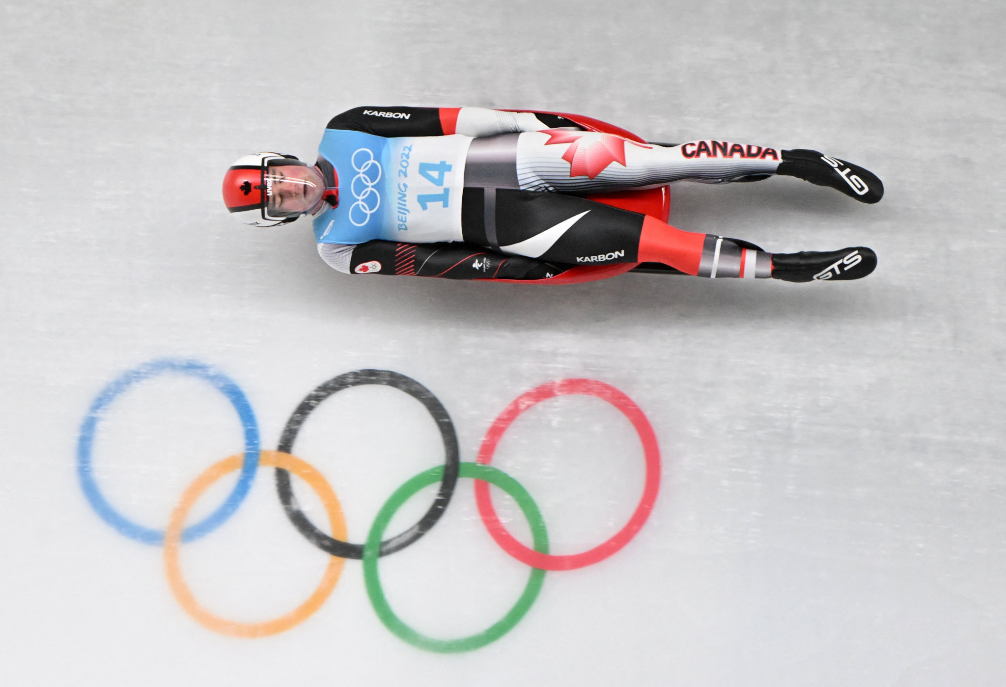 Reid Watts was among Canada's lugers to compete at the Beijing 2022 Winter Olympics ©Getty Images