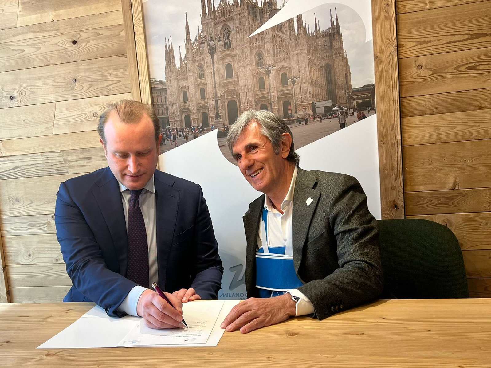Milan Cortina 2026 and Confindustria are to promote opportunities related to the marketing programme of the next Winter Olympics and Paralympics ©Twitter/Confindustria