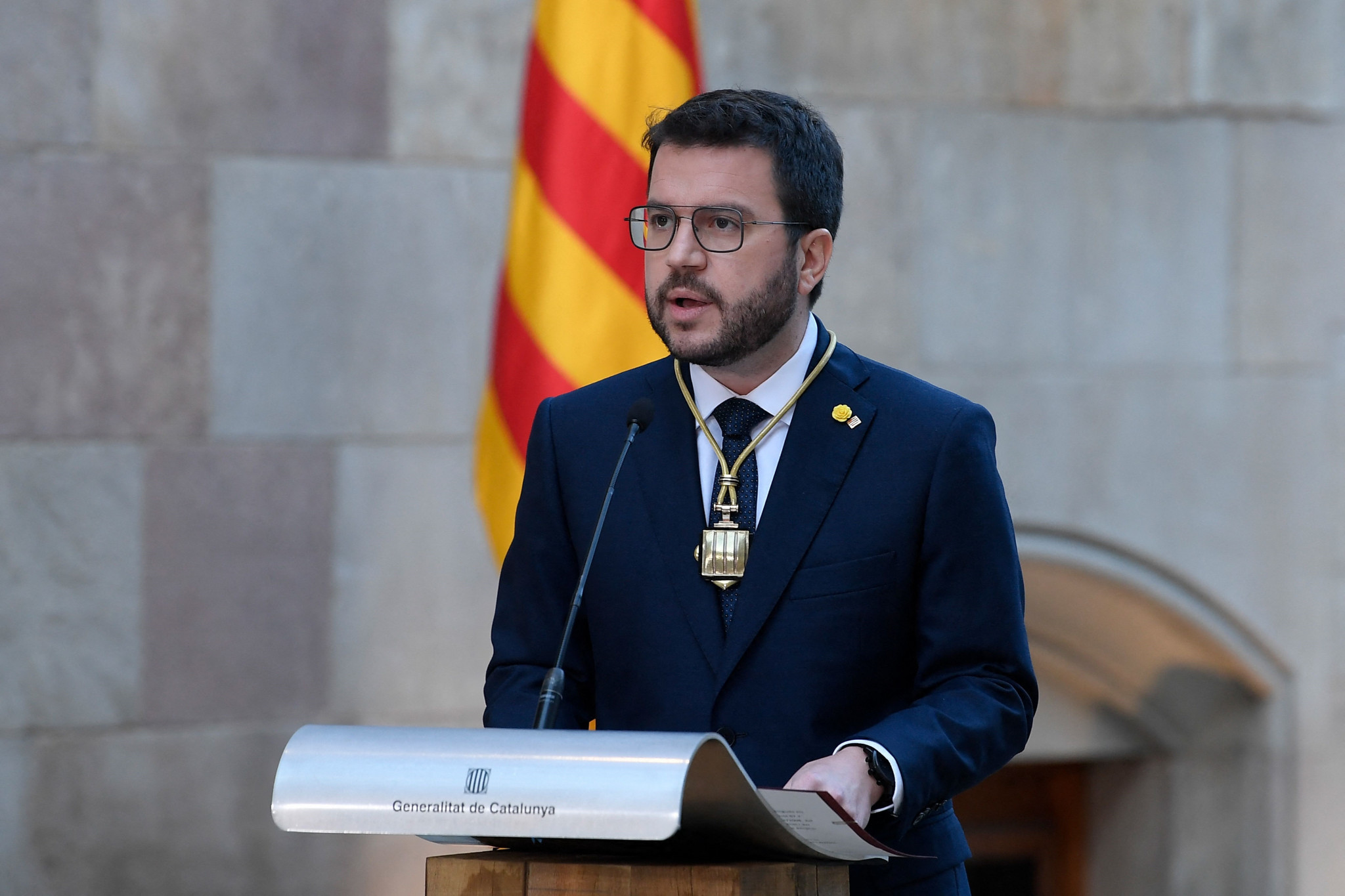 The Government of Catalonia, led by Pere Aragonès, has supported the Spanish Olympic Committee's plans ©Getty Images