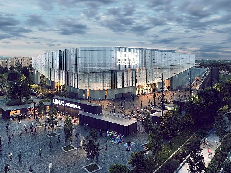 A 12,000-seat hall at the new LDLC Arena has been put forward as a contender to host basketball matches at Paris 2024 ©Populous