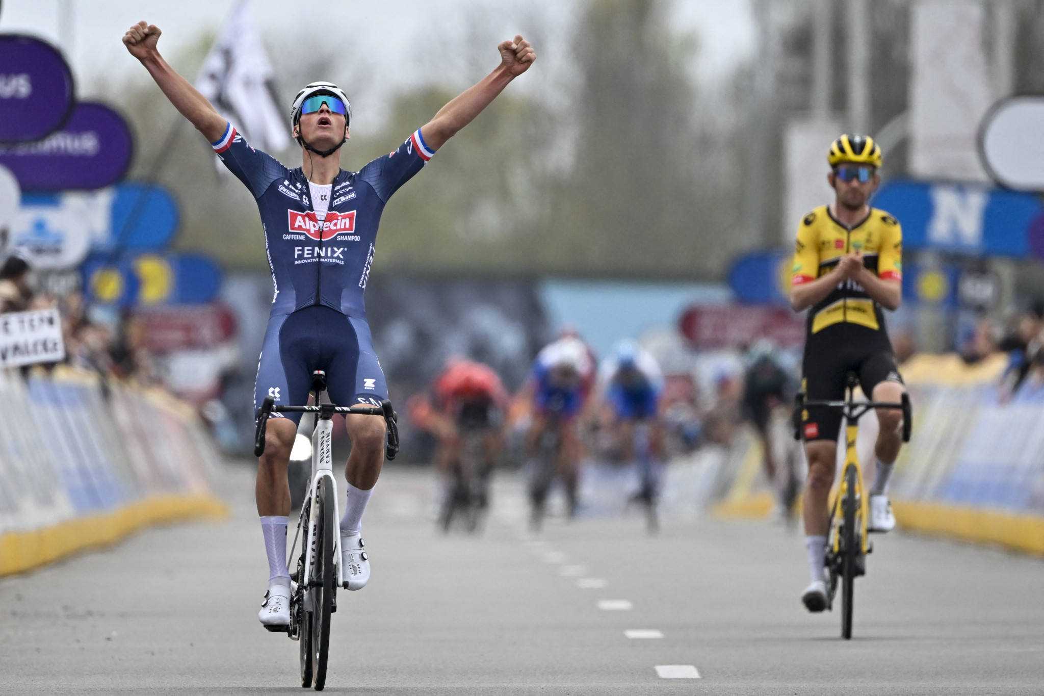 Mathieu van der Poel won Dwars door Vlaanderen for the second time in his career ©Getty Images
