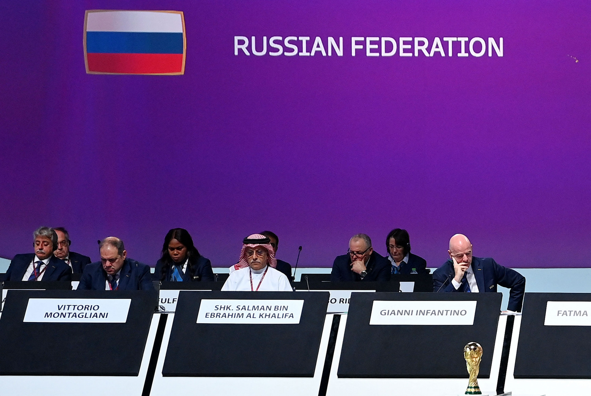 Russia's national teams have been banned from all FIFA competitions and expelled from men's World Cup qualifying, but the Russian Football Union remains an active member of the International Federation ©Getty Images