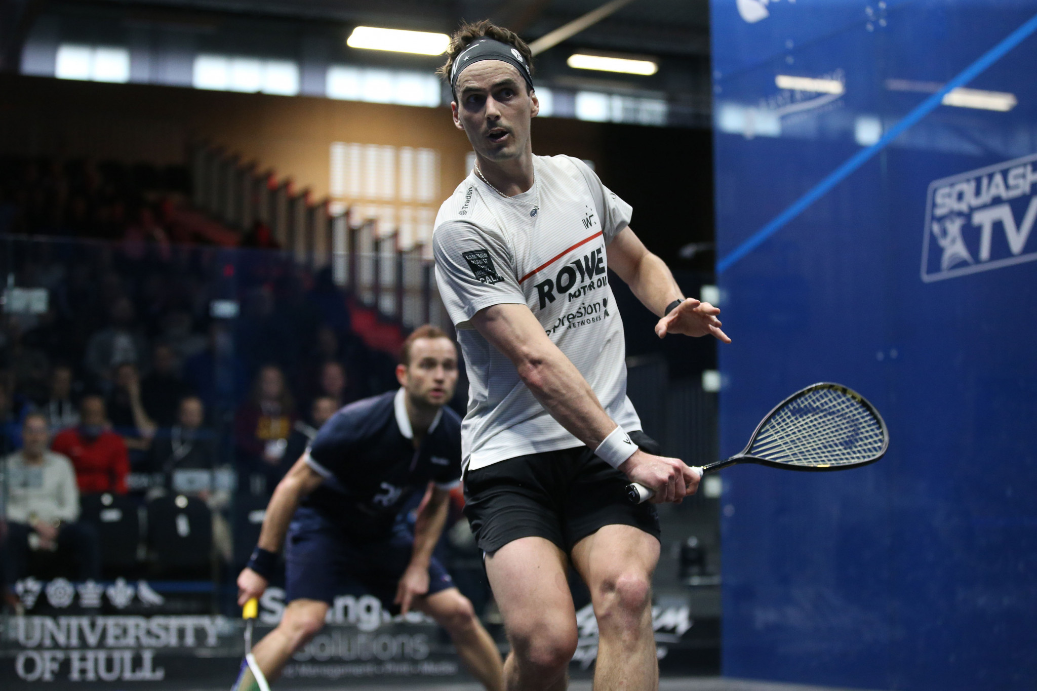 Defending champion Paul Coll will face Diego Elías in the last eight ©PSA