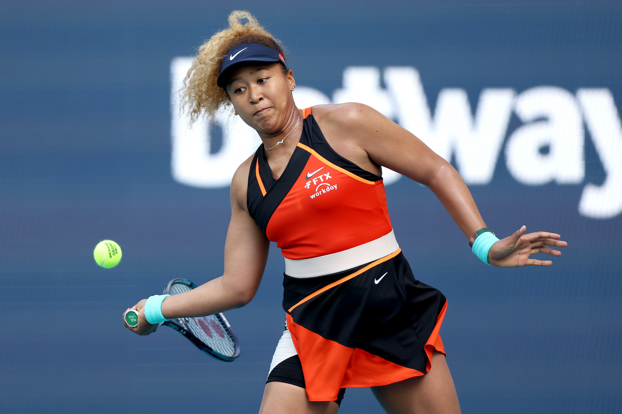 Japan's Naomi Osaka reached her first WTA Tour final since last year's Australian Open with victory over Switzerland's Olympic champion Belinda Bencic ©Getty Images