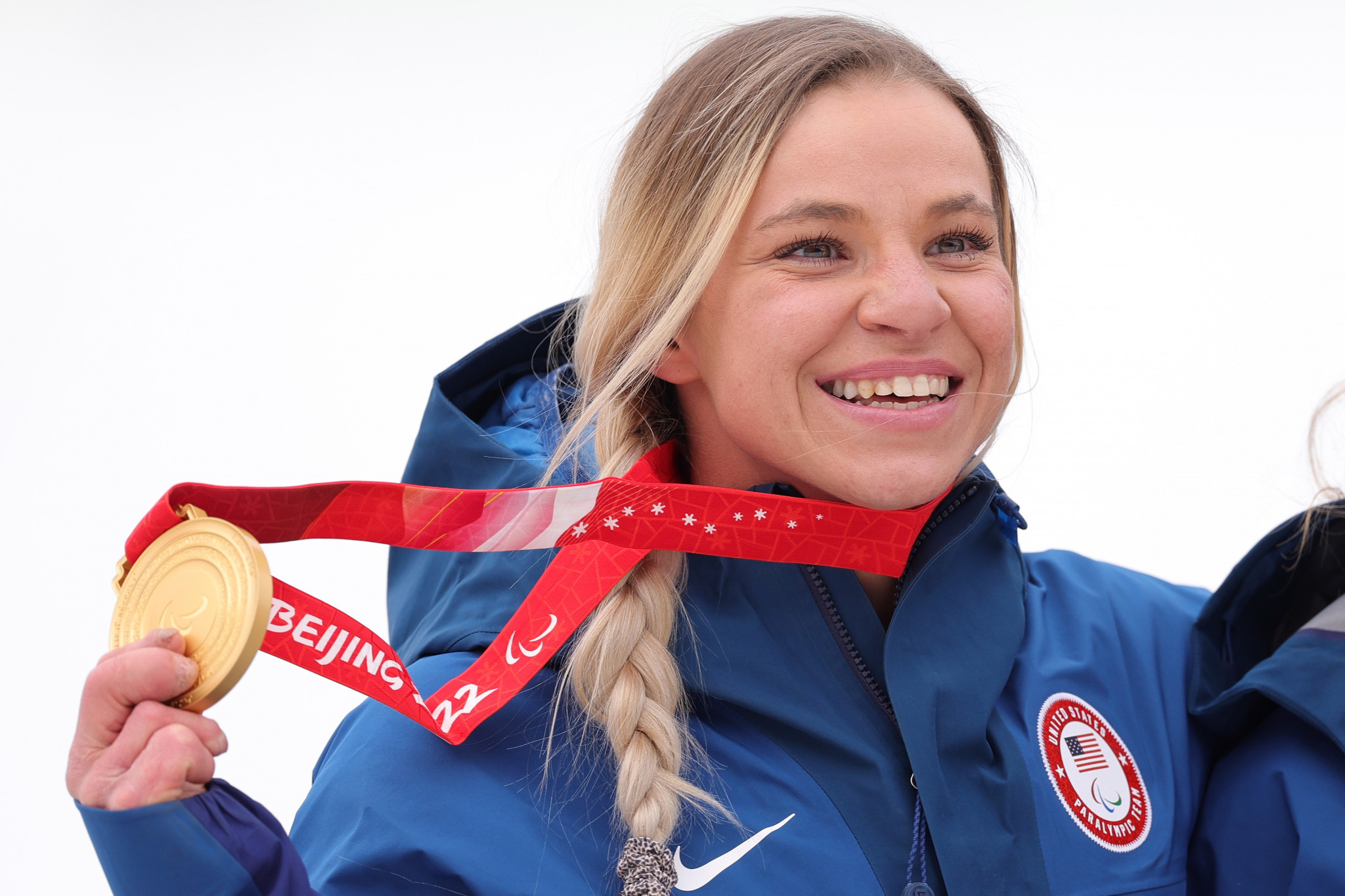 Oksana Masters of the United States won medals in all seven of her events at the Beijing 2022 Winter Paralympics ©Getty Images