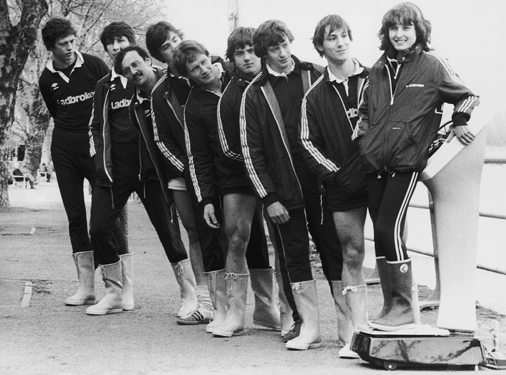Sue Brown became the first woman to cox a men's crew in the Boat Race in 1981 when she fulfilled that role in the victorious Oxford crew ©Getty Images