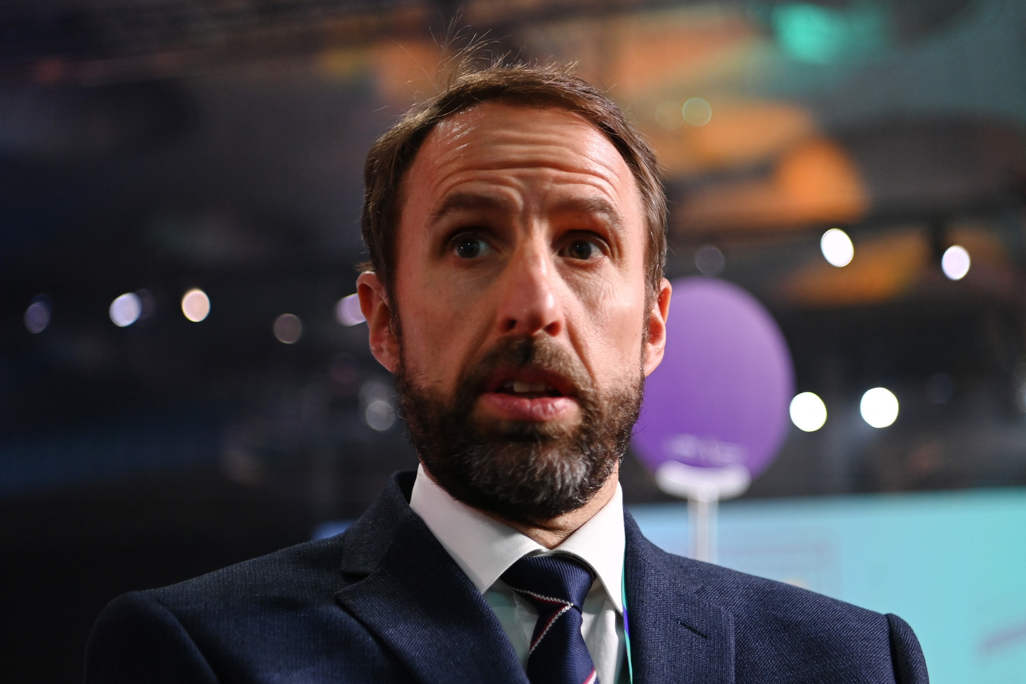 England manager Gareth Southgate had said it would be a "great shame" if fans do not feel comfortable attending Qatar 2022 ©Getty Images