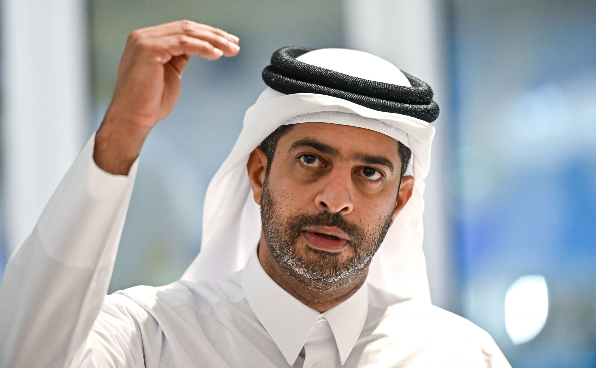 Qatar 2022 chief executive Nasser Al Khater has called for a meeting with Gareth Southgate ©Getty Images