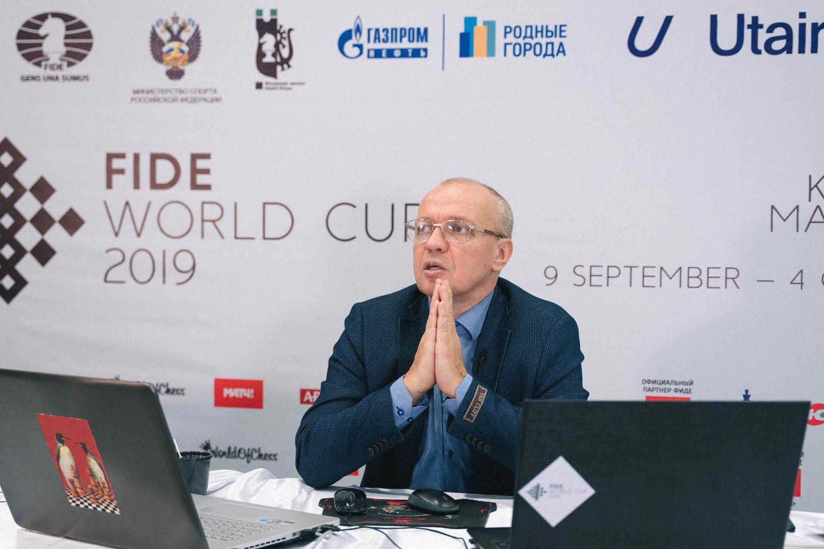 Sergei Shipov was found not guilty by the Ethics and Discipline Commission due to having a "less powerful platform" and were "slightly different and less provocative" ©FIDE/Twitter