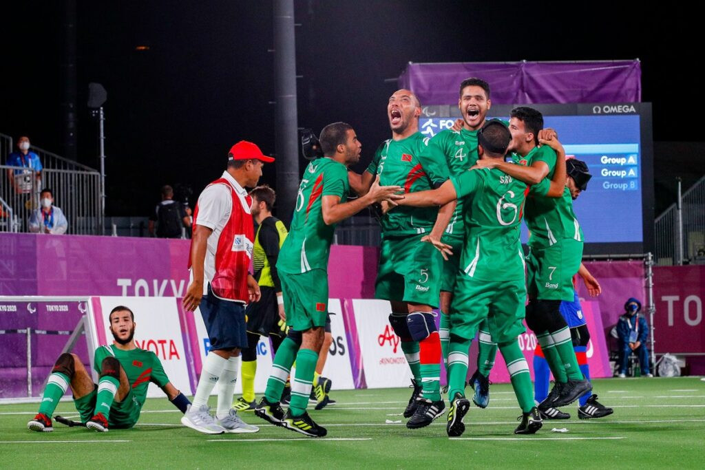 Morocco’s men’s team finished third at the Tokyo 2020 Paralympic Games ©IBSA