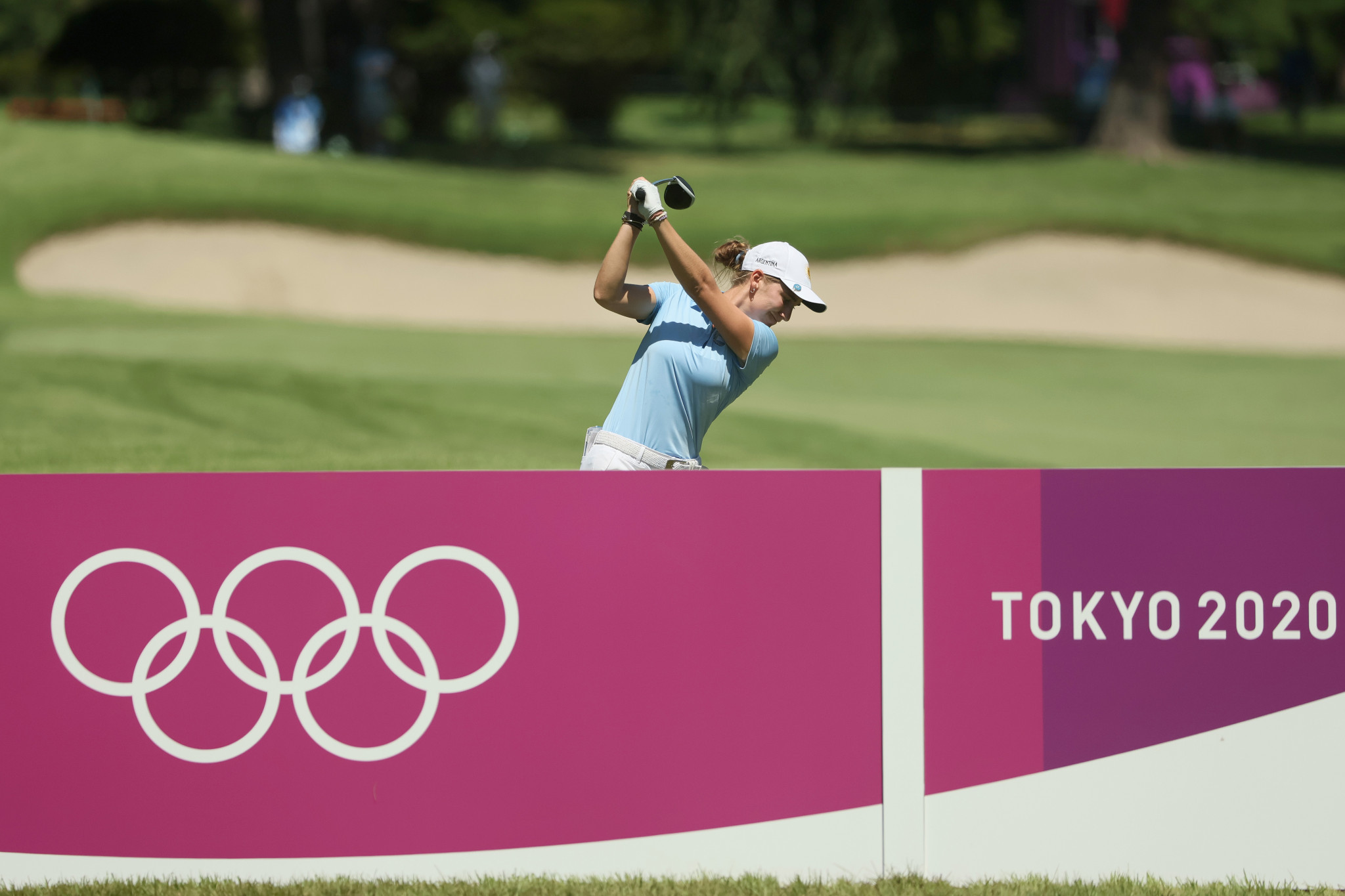 The Argentine Golf Federation received an award during the Women in Sports Commission celebratory breakfast for their efforts to enable Magdalena Simmermacher to compete in the women's golf tournament at the Tokyo 2020 Olympics ©Getty Images
