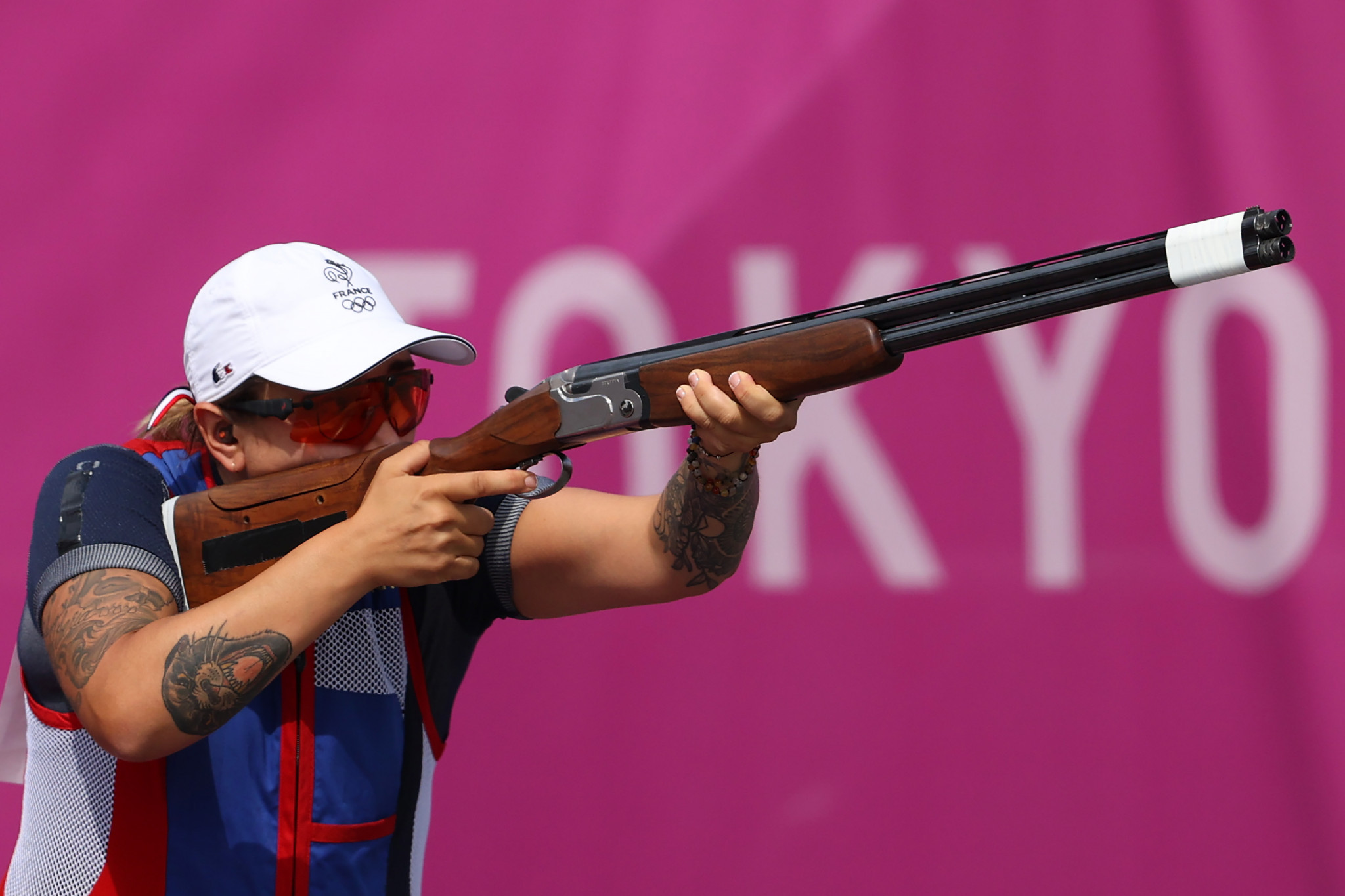Lucie Anastassiou of France finished ninth in the women’s skeet event at the Tokyo 2020 Olympic Games ©Getty Images