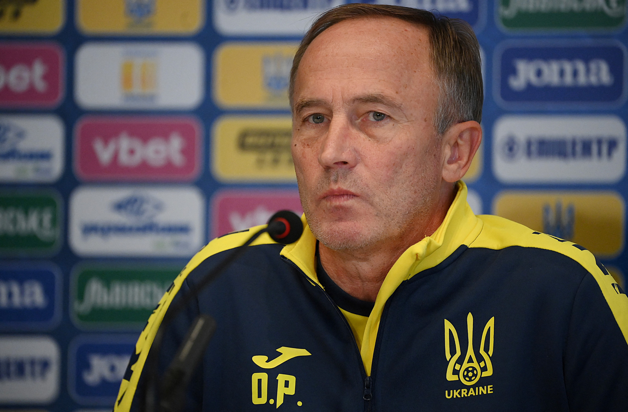  Ukraine first-team coach Oleksandr Petrakov does not believe his team can play against Scotland while the conflict continues ©Getty Images